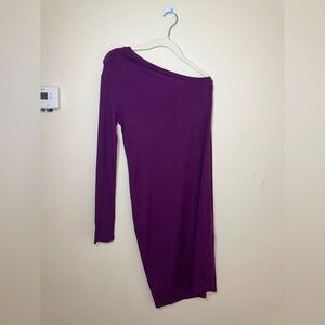Rachel Pally One Sleeve Dress in Purple Size Medium NWT